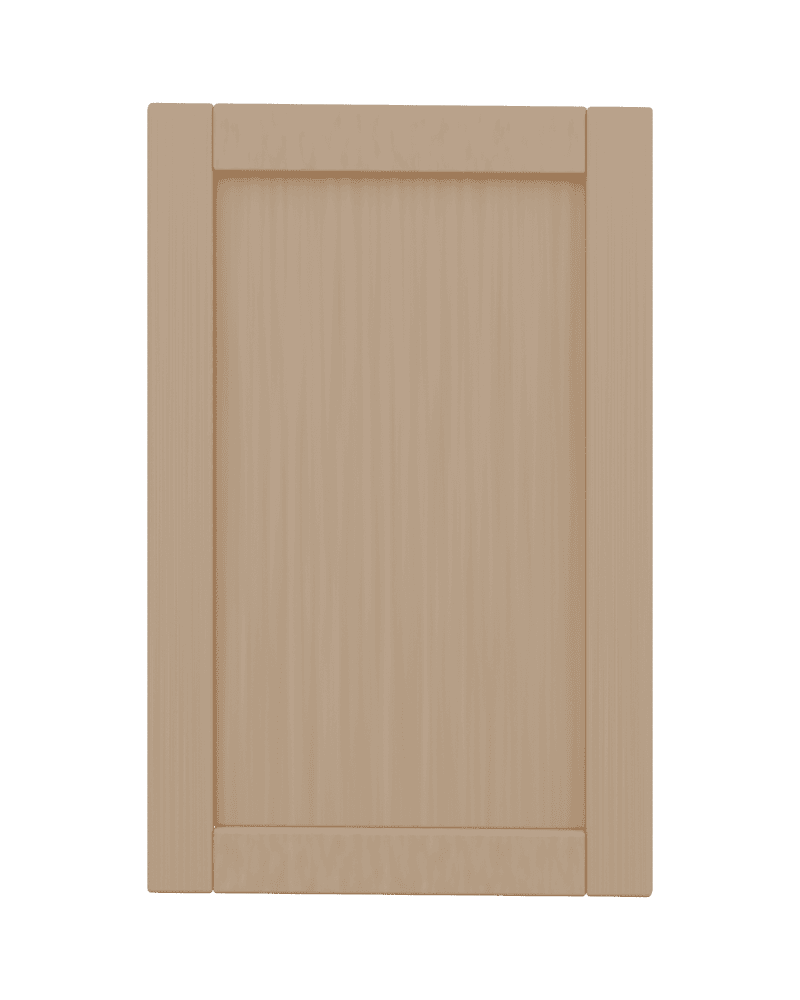 Natural Oak cabinet door, finish illustration NO