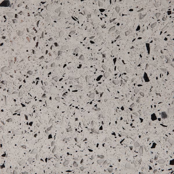 PT002 PLATINUM GREY quartz surface pattern