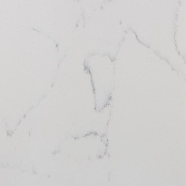 V121 SNOW WHITE quartz surface pattern