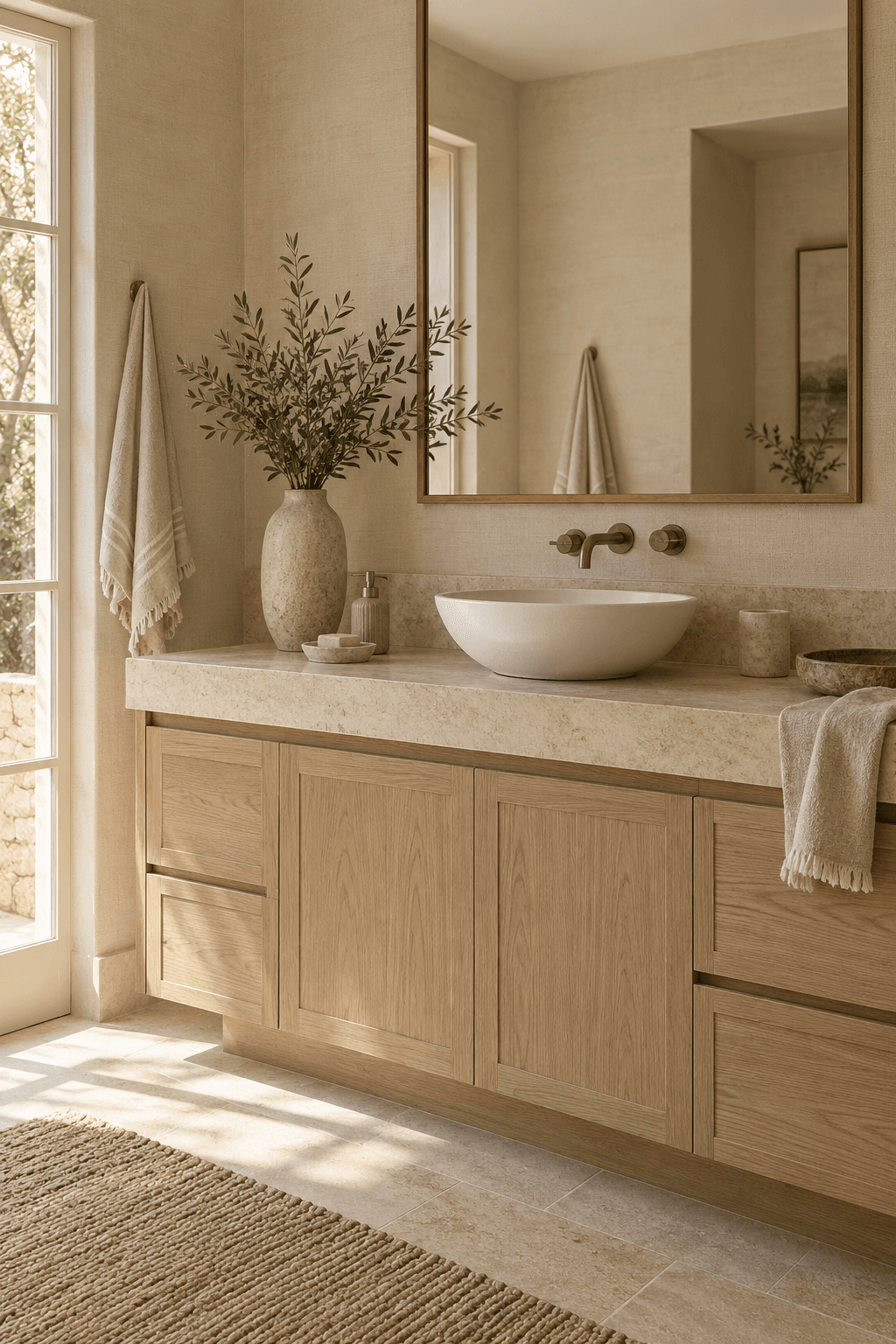 Bathroom cabinetry photographed for Cabinets Guru