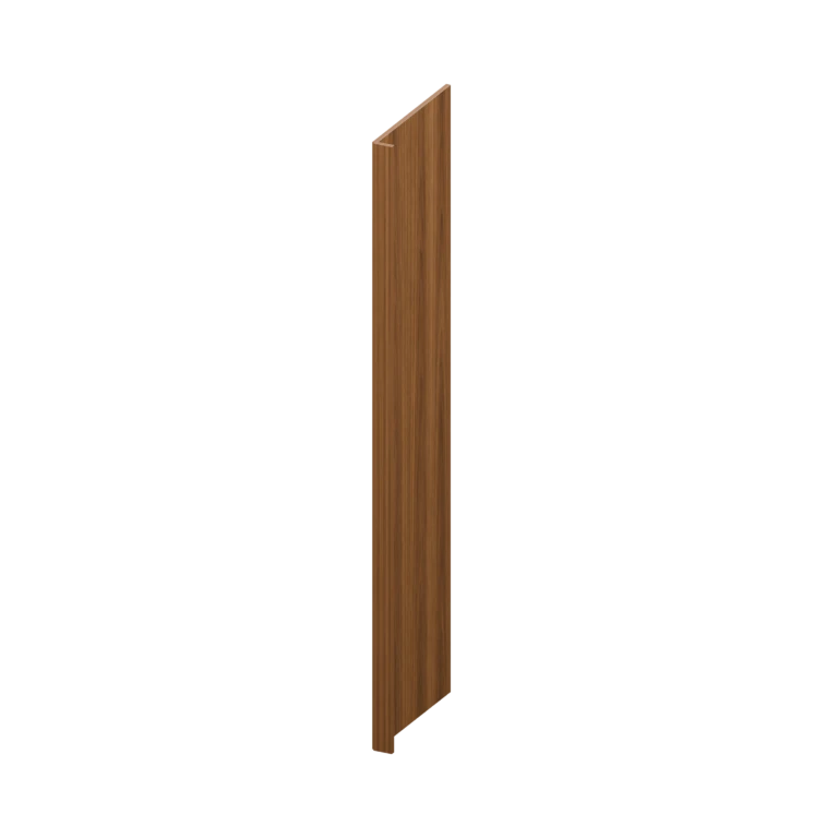 Fairview 96-in Refrigerator End Panel with 3-in Filler in Walnut
