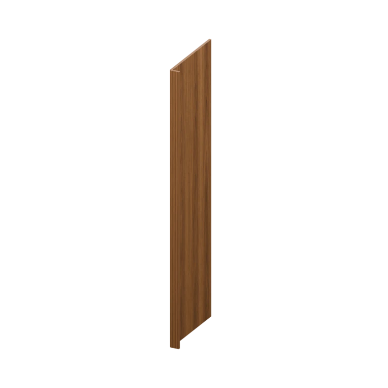 Fairview 96-in Refrigerator End Panel with 3-in Filler in Walnut