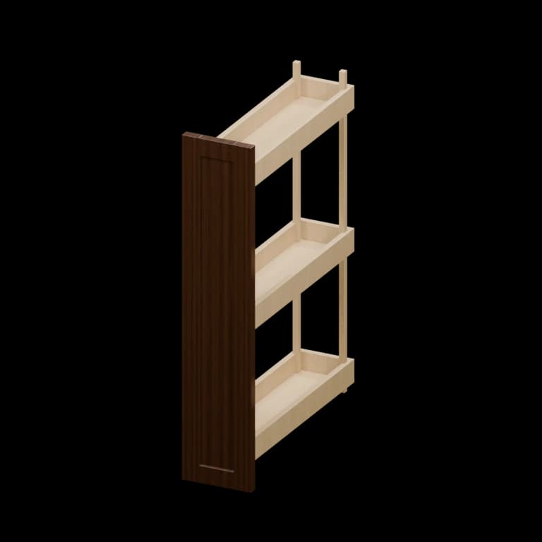 Kingston 6-in Base Cabinet Pullout (BP6) in Espresso