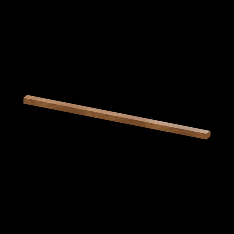 Fairview 8-ft Light Baffle Rail in Walnut