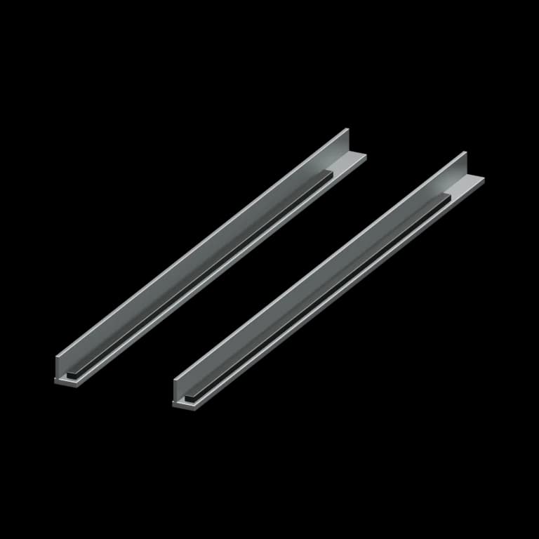 Fairview 450 mm Soft-Close Undermount Drawer Slide in Walnut