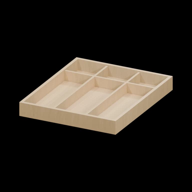 Fairview 18-in Cutlery Tray in Walnut
