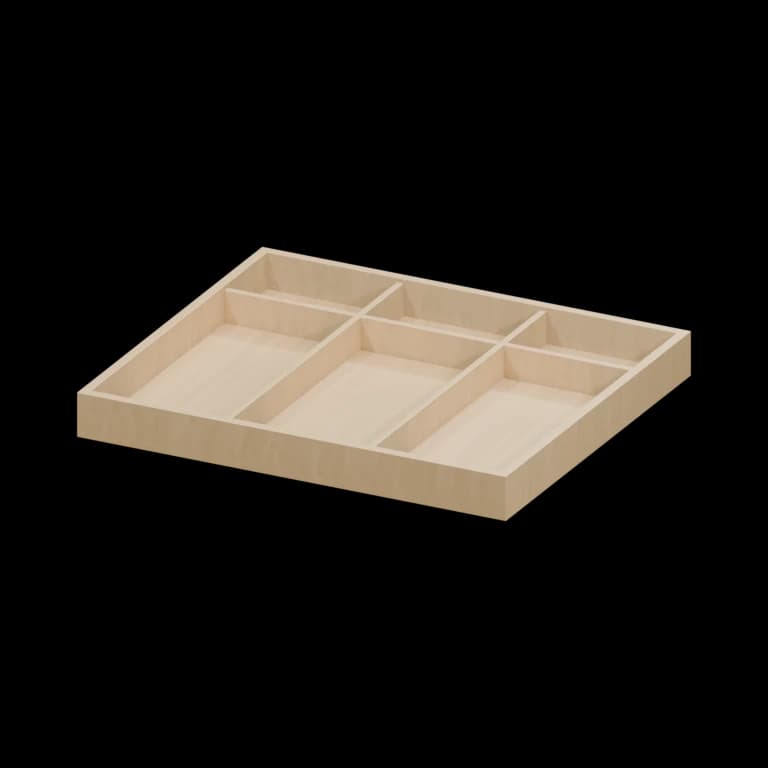 Fairview 24-in Cutlery Tray in Walnut