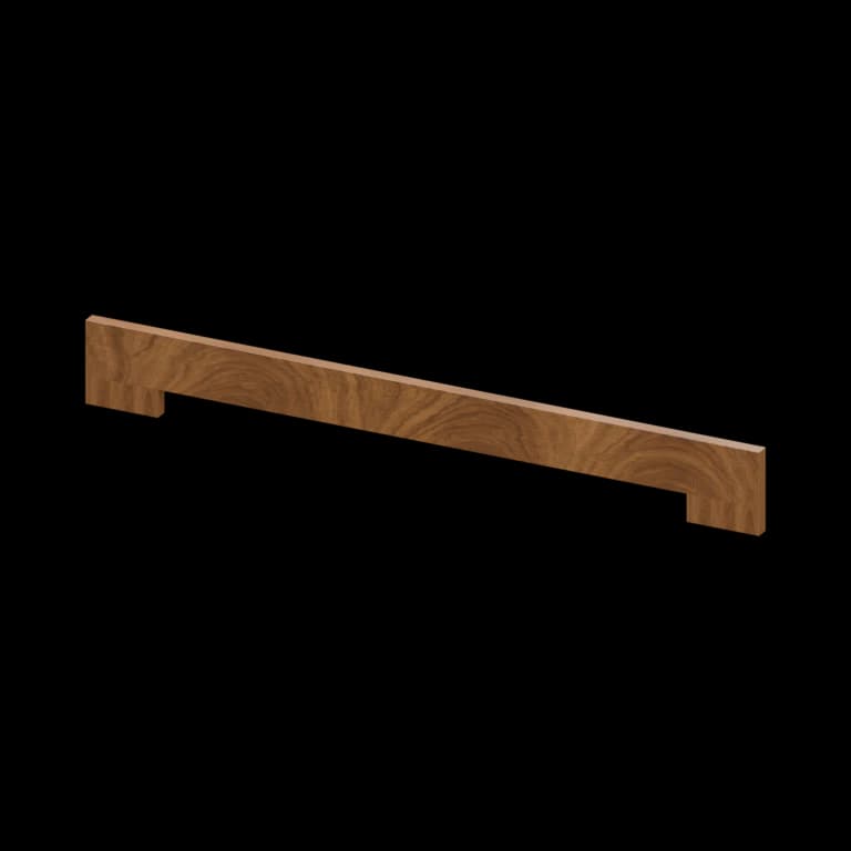 Fairview 37-in Cabinet Valance in Walnut