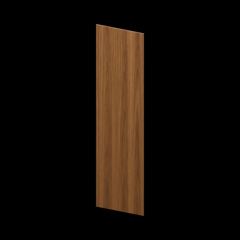Fairview 42-in Wall Cabinet Skin in Walnut