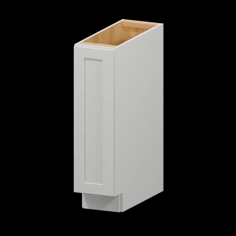 Kingston 9-in Full-Height Door Base Cabinet (B09-FH) in White
