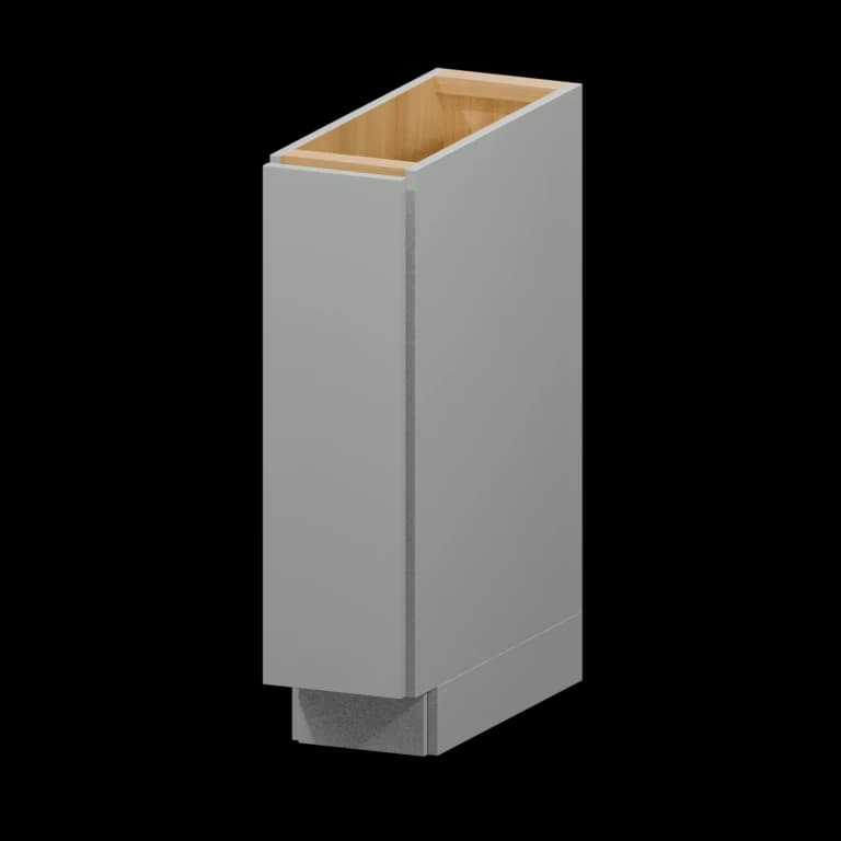 Auburn 9-in Full-Height Door Base Cabinet (B09-FH) in Solid Platinum