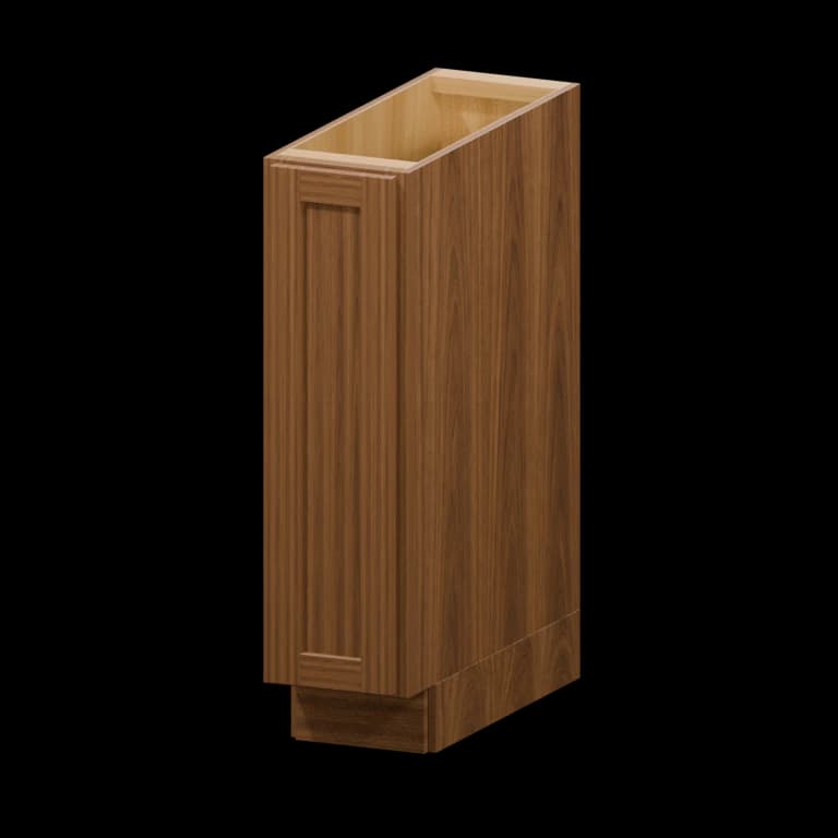 Fairview 9-in Full-Height Door Base Cabinet in Walnut