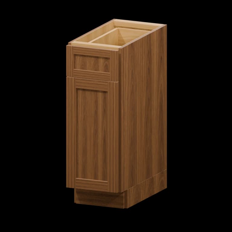 Centerville 12-in Base Cabinet (B12) in Walnut Shaker