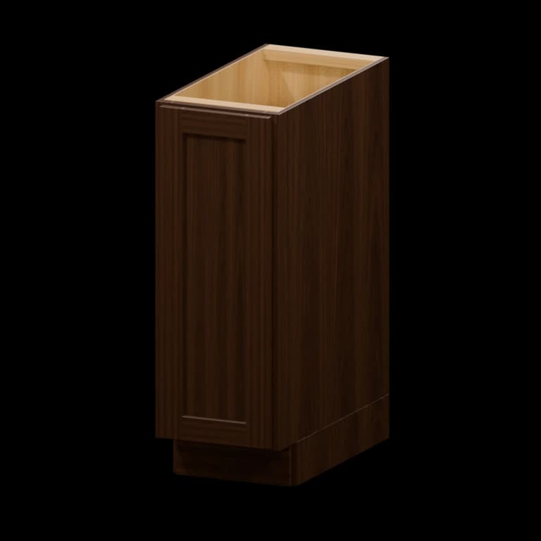 Fairview 12-in Full-Height Door Base Cabinet (B12-FH) in Espresso