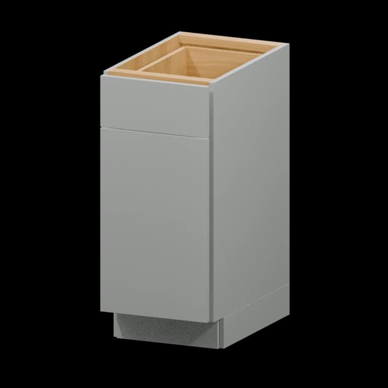 Auburn 15-in Base Cabinet (B15) in Solid Platinum