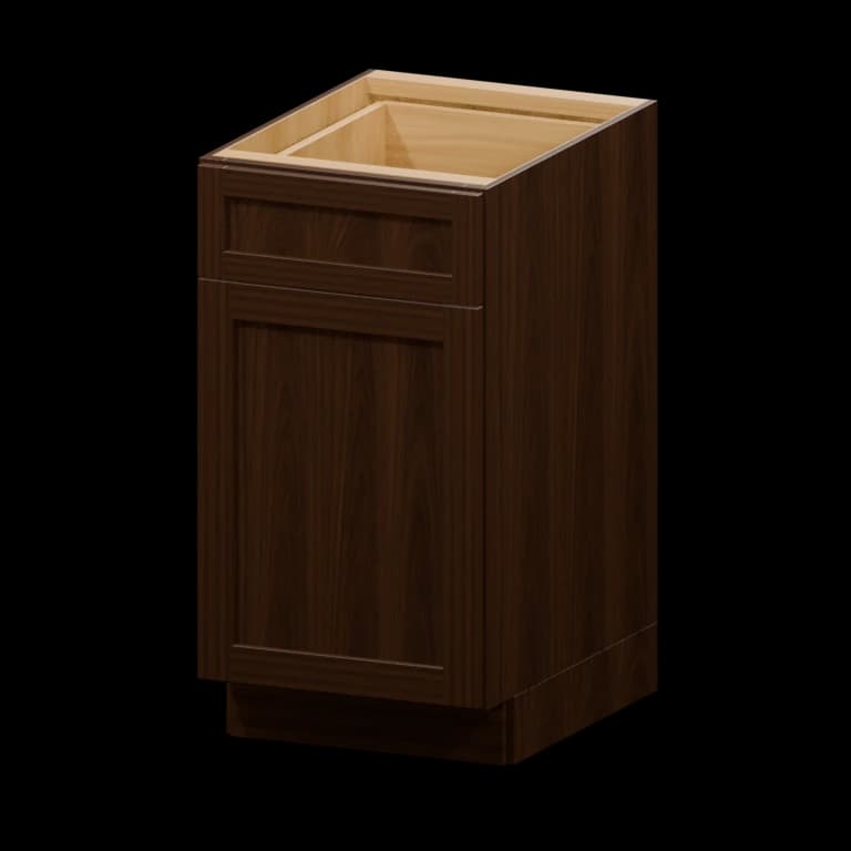 Kingston 18-in Base Cabinet (B18) in Espresso