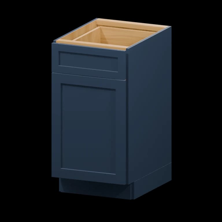 Centerville 18-in Base Cabinet (B18) in Navy Blue