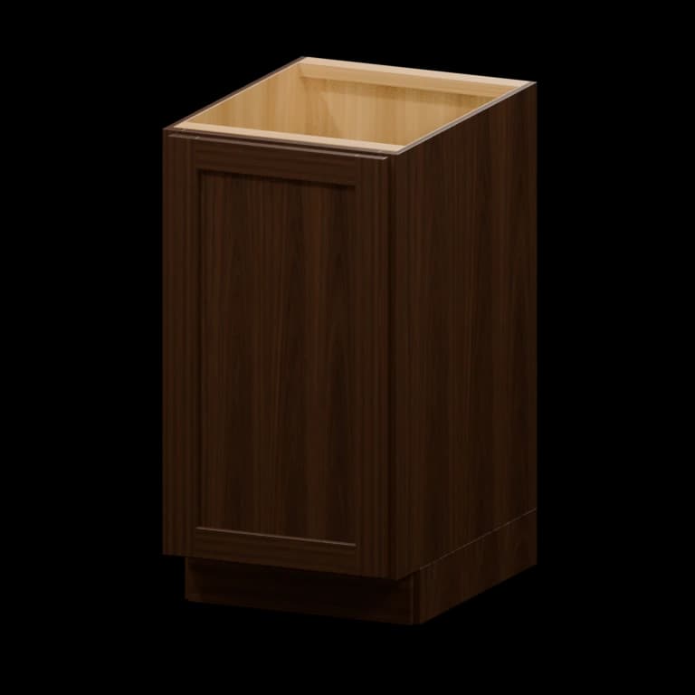 Fairview 18-in Full-Height Door Base Cabinet (B18-FH) in Espresso