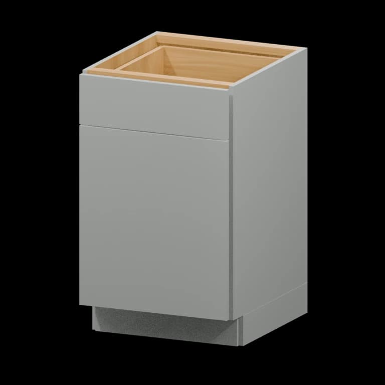 Auburn 21-in Base Cabinet (B21) in Solid Platinum