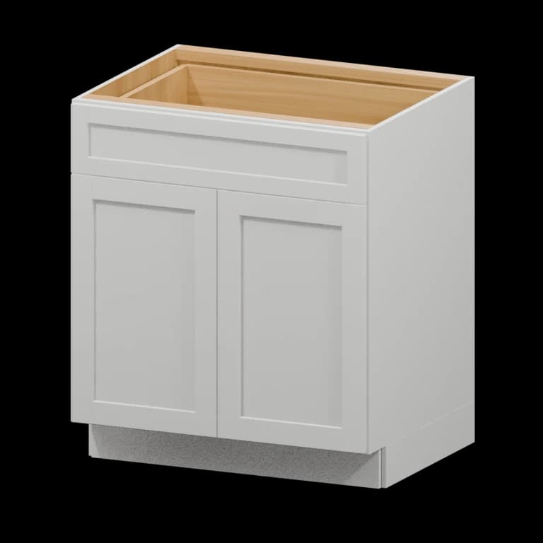 Kingston 30-in Base Cabinet (B30) in White