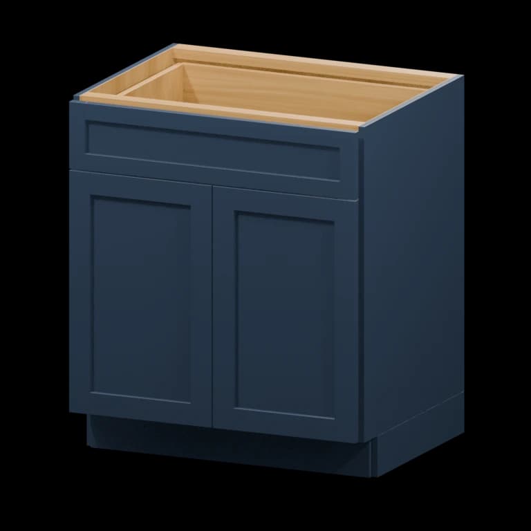 Centerville 30-in Base Cabinet (B30) in Navy Blue