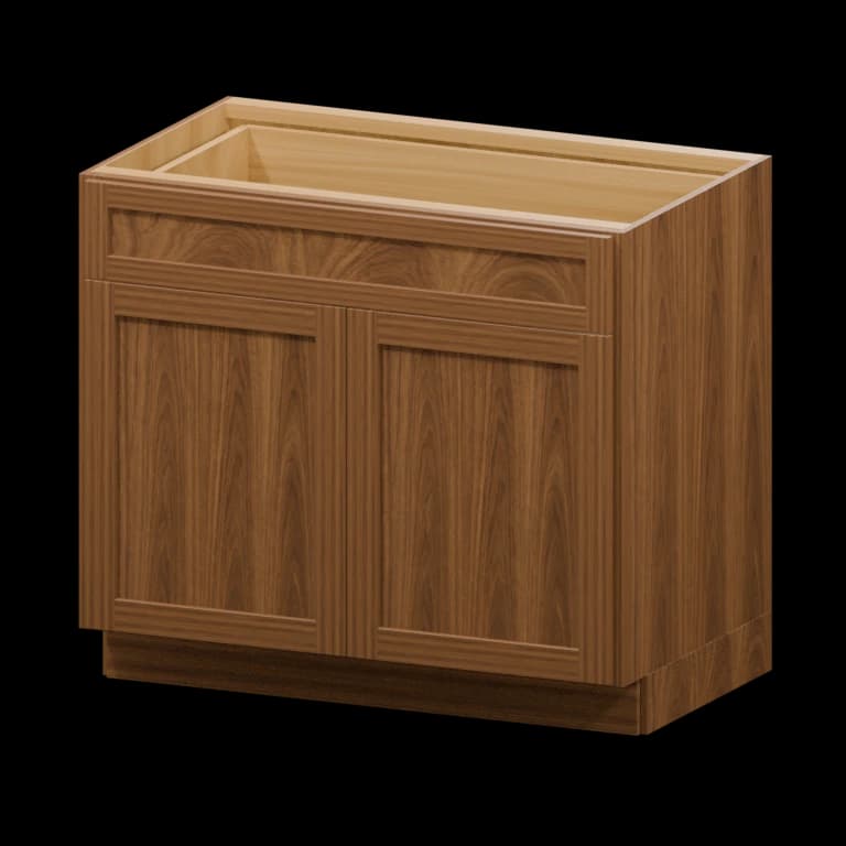 Fairview 39-in Base Cabinet in Walnut