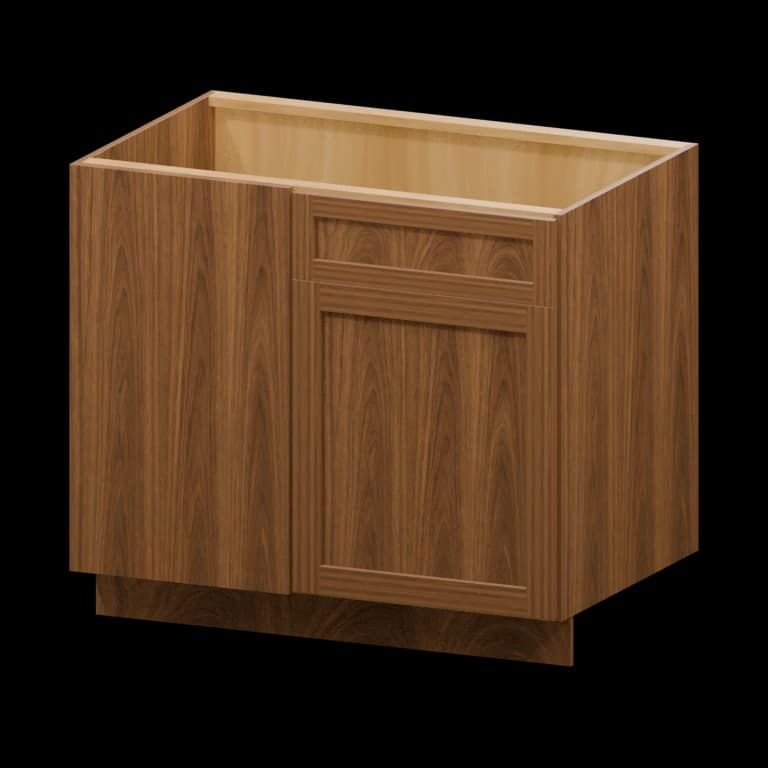 Kingston 39-in Blind Corner Base Cabinet (BBC3942) in Walnut