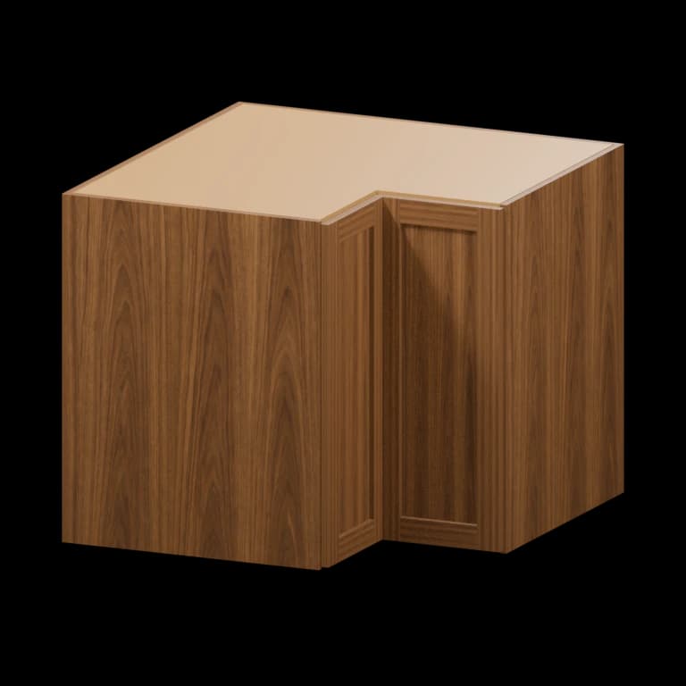 Kingston 36-in Lazy Susan Base Cabinet (BLS36S) in Walnut