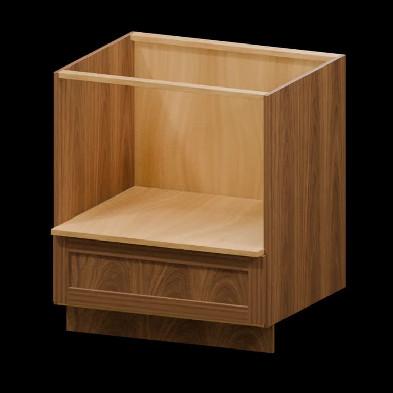 Fairview Microwave Base Cabinet in Walnut
