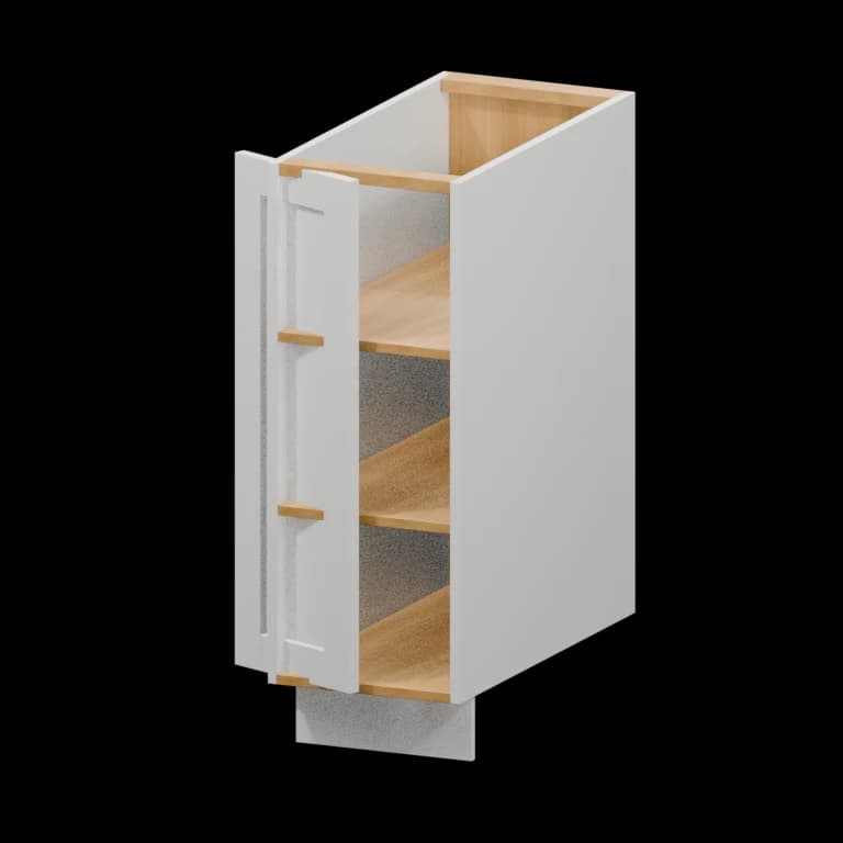 Kingston 12-in Left-Hand Base Transition Cabinet (BTL12) in White