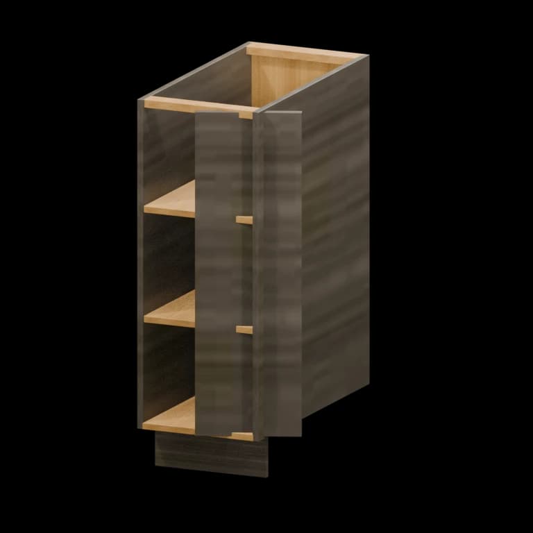 Auburn 12-in Right-Hand Base Transition Cabinet (BTR12) in Legno Queenston