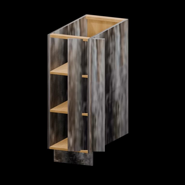 Burlington 12-in Right-Hand Base Transition Cabinet (BTR12) in SW Intrigue