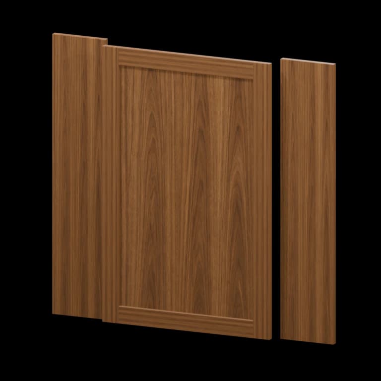 Kingston 36-in Corner Sink Front (CSF36) in Walnut