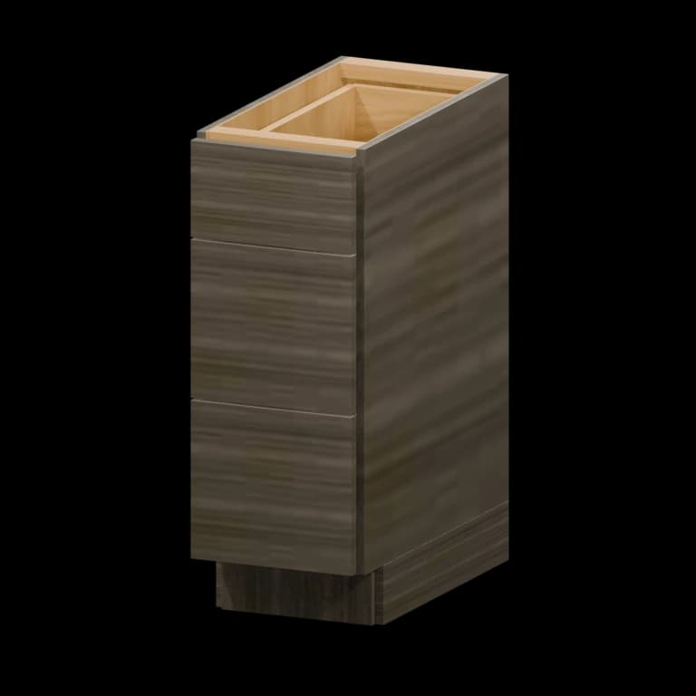 Auburn 12-in Accessible-Height Three-Drawer Base Cabinet (HA3DB12) in Legno Queenston