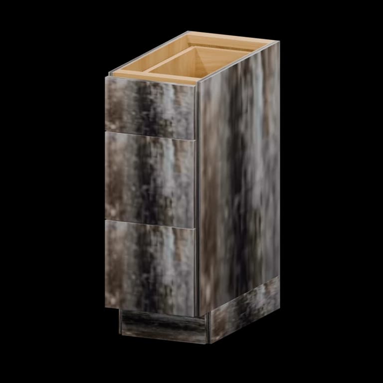 Burlington 12-in Accessible-Height Three-Drawer Base Cabinet (HA3DB12) in SW Intrigue