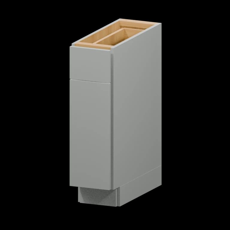 Auburn 9-in Accessible-Height Base Cabinet (HAB09) in Solid Platinum