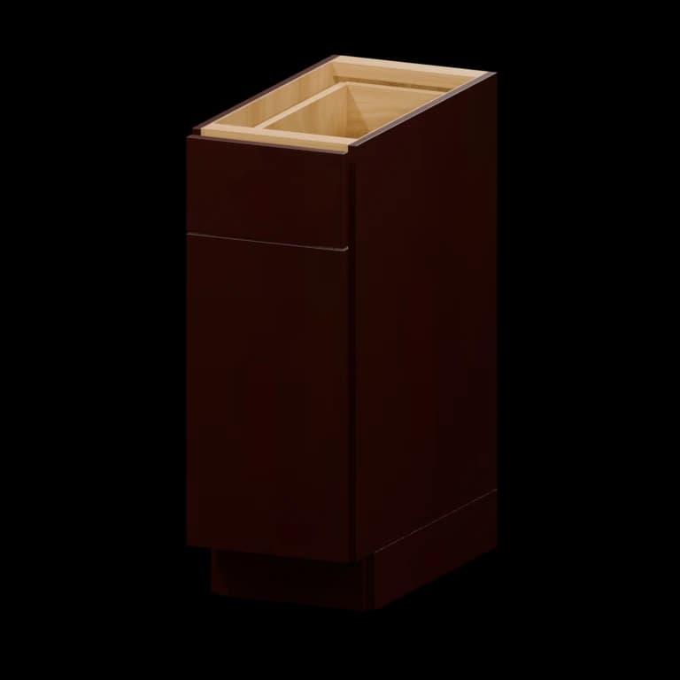 Burlington 12-in Accessible-Height Base Cabinet (HAB12) in Leather Brown