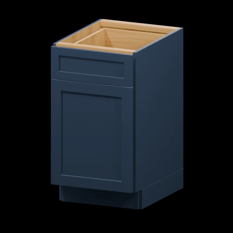 Centerville 18-in Accessible-Height Base Cabinet (HAB18) in Navy Blue