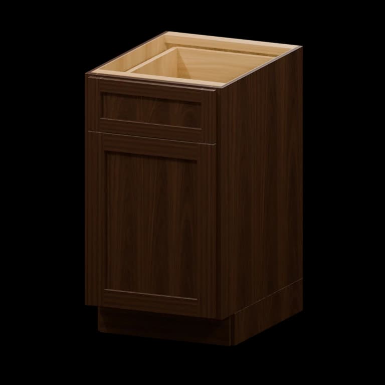 Fairview 18-in Accessible-Height Base Cabinet (HAB18) in Espresso