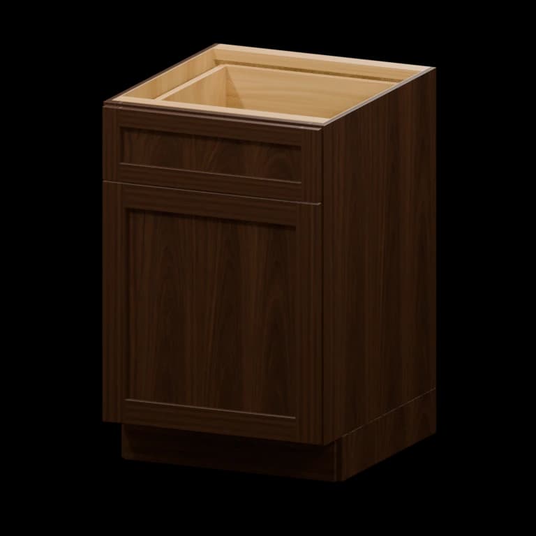 Kingston 21-in Accessible-Height Base Cabinet (HAB21) in Espresso