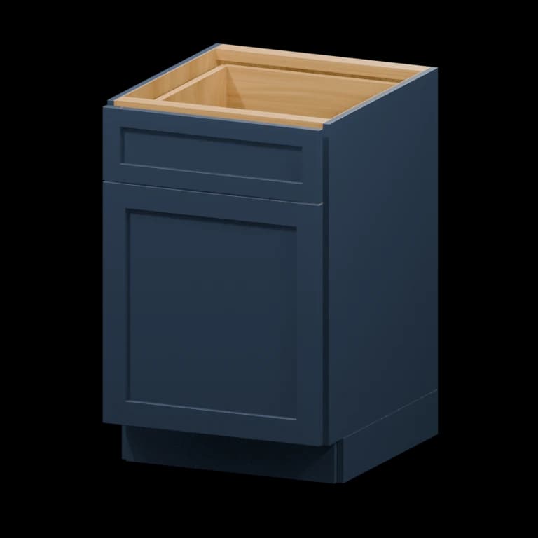 Centerville 21-in Accessible-Height Base Cabinet (HAB21) in Navy Blue