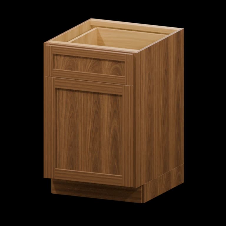 Fairview 21-in Accessible-Height Base Cabinet in Walnut