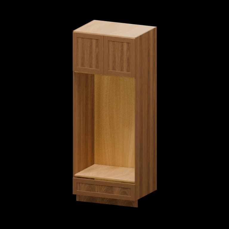Fairview 33-in Open Pantry Cabinet in Walnut