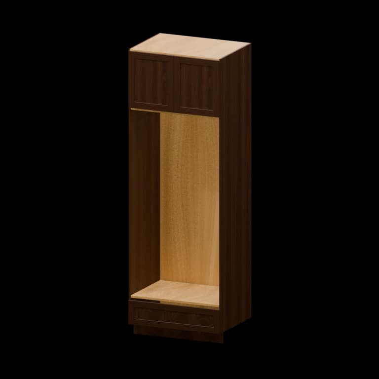Kingston 33-in Open Pantry Cabinet (OC339624) in Espresso