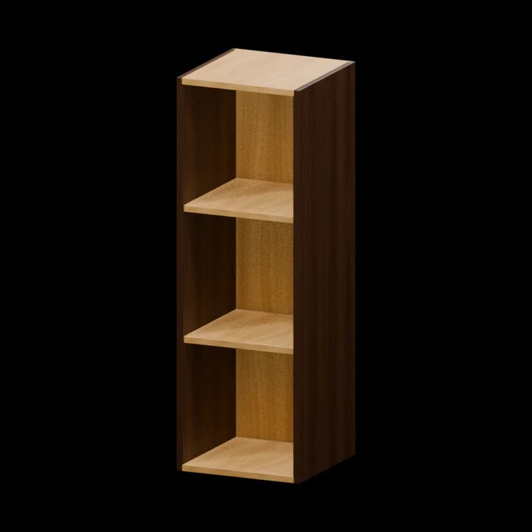 Kingston 12-in Open-End Wall Cabinet (OE1236) in Espresso