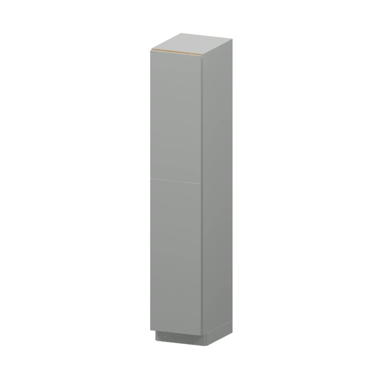 Auburn 18-in Utility Pantry Cabinet (TU189624) in Solid Platinum