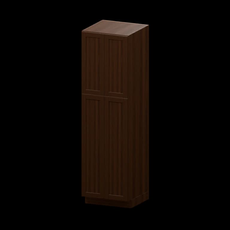 Kingston 24-in Utility Pantry Cabinet (TU248424) in Espresso