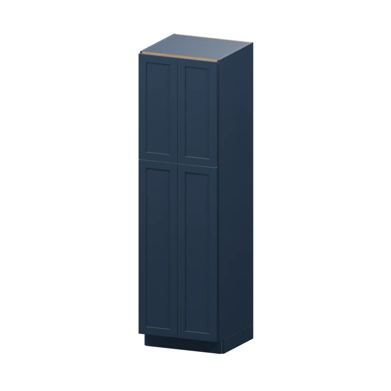 Centerville 24-in Utility Pantry Cabinet (TU248424) in Navy Blue