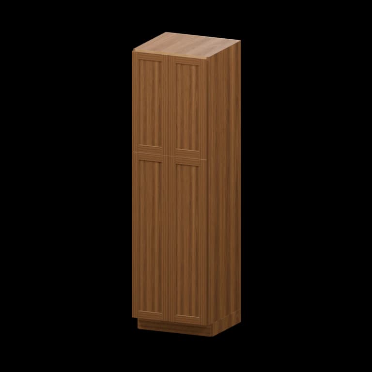 Centerville 24-in Utility Pantry Cabinet in Walnut Shaker