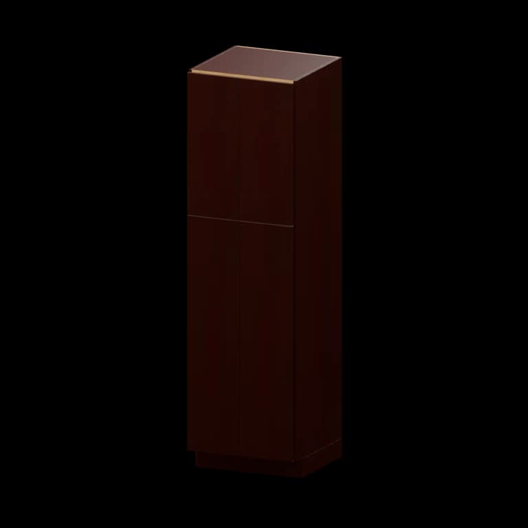 Burlington 24-in Utility Pantry Cabinet in Leather Brown